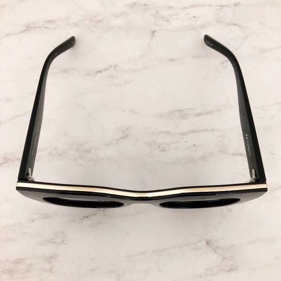 Le Specs Air Heart Cat Eye Black Sunglasses NWOT - Picture 6 of 8